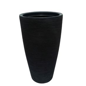 VASO CONICO GRAFIATO 75 PRETO UBL